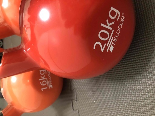 FIELDOOR ケトルベル kettlebell 20kg x2本、16kg x2本