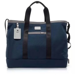 新品 TUMI 2203152D3 キャリーオール・トート ALPHA3 黒白青の画像