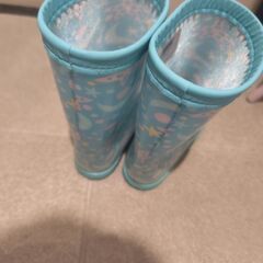 長靴　子供　２０ｃｍ　ムーンスター　青の画像
