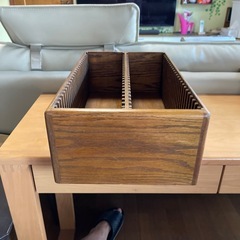 CDラック 木製　50枚収納可の画像