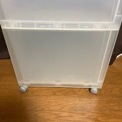 無印良品 収納ストッカー キャスター付5段 の画像