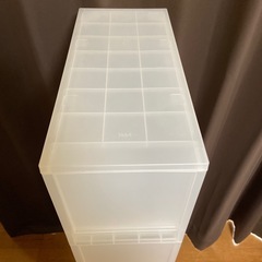 無印良品 収納ストッカー キャスター付5段 の画像