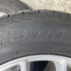 165/70R14 東北6県無料配送対応‼️爆安‼️最終値下げ‼️②超超超バリ溝❗国産 ブリジストン製❗ アルミ付き 国産 タイヤ !!　サマー　タイヤの画像