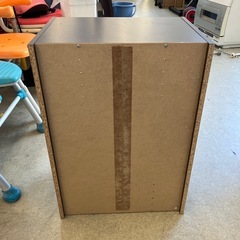 K2507-230 カラーボックス ダークブラウン 2段① キズ汚れ有りの画像