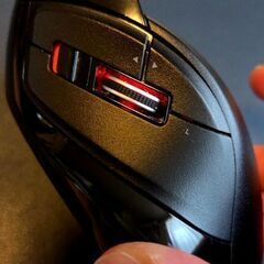 【ほぼ未使用】エレコム トラックボール マウス ワイヤレス (レシーバー付属) M-DT2DRBKの画像