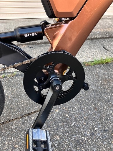 BESV PSF1 電動折りたたみ自転車 ブラウン　走行距離236キロ手渡し希望 BESV PSF1のブラウン電動折りたたみ自転車 (熊吉) 町方の電動