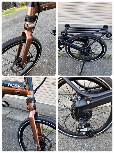 BESV PSF1 電動折りたたみ自転車 ブラウン　走行距離236キロ手渡し希望 BESV PSF1のブラウン電動折りたたみ自転車 (熊吉) 町方の電動