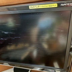 【半ジャンク】SHARPテレビ37インチの画像