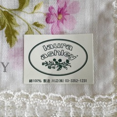 ☆お値引可能☆【新品未使用品】LAURA ASHLEY  花柄ハンカチ スカーフ レース付き の画像