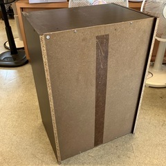 K2507-231 カラーボックス ダークブラウン 2段② キズ汚れ有りの画像