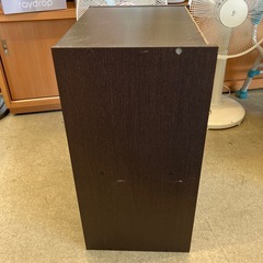 K2507-231 カラーボックス ダークブラウン 2段② キズ汚れ有りの画像