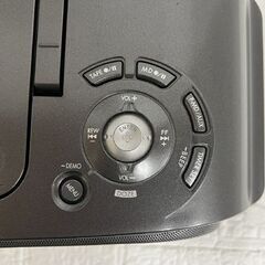 Panasonic パナソニック パーソナルMDシステム RX-MDX77 2002年製 CD/MD/カセット/AM/FMラジオ ラジカセ ブラック ☆ 札幌市 白石店  の画像