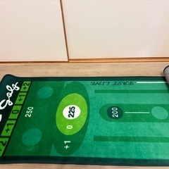 【お譲り先決まりました】ゴルフパターマットの画像