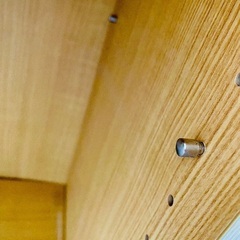 ナチュラル木目の収納棚｜幅85×奥行30×高さ90｜高さ調整OK・しっかり安定の画像