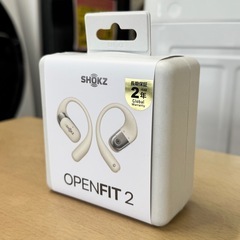 【新品未開封‼️】SHOKZ ショックス OpenFit2 オープンイヤー ワイヤレスイヤホン ベージュ オープンフィット2の画像