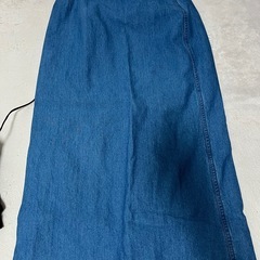 UNIQLO デニムジャージーナローロングスカート Mサイズ
の画像