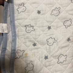 【未使用70cm×120cm】シナぷしゅの敷パッド【なのに汚れあり】の画像