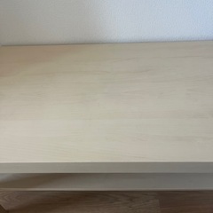 IKEA テーブル　ラック付きの画像