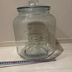 【受け渡し予定者様決定】無料 対面無し ガラス製 米びつ ストッカー 保存容器の画像