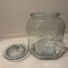 【受け渡し予定者様決定】無料 対面無し ガラス製 米びつ ストッカー 保存容器の画像