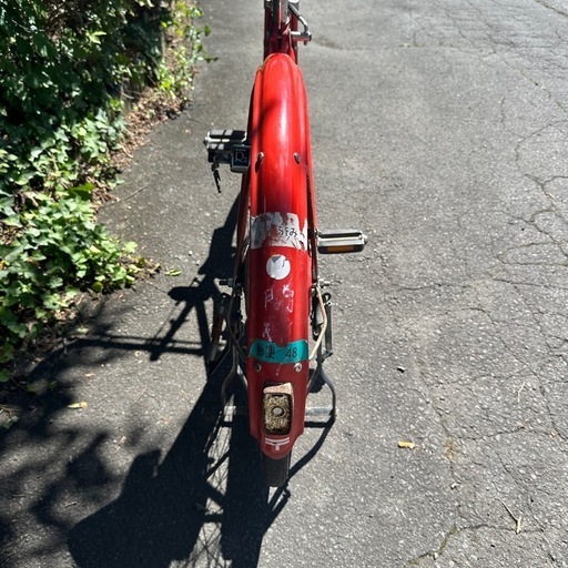 郵便局の自転車 昭和デザインの平成8年製 使用可能