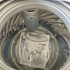 【広島石内店】ジモティｰ割あり！！ﾊｲｾﾝｽ/5.5kg洗濯機/クリーニング済みHG-6457の画像