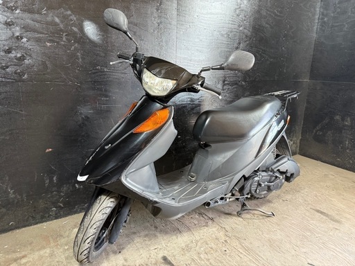 ★支払総額8.2万円★激安バイク続々入荷中！ なんでも買取ます！ スズキ アドレス V125 黒 CF4EA 人気のV125！4ストインジェクション！ 集中キー！ちょっとした足に♪