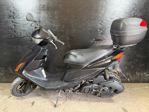★支払総額7.8万円★定休日なし！いつでも現車確認可能です！ スズキ アドレスV125S 黒 CF4MA 人気のV125！Sタイプ！　4ストインジェクション！ リアボックス付き！サイスタ付き！