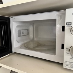 【お受け渡し確定】電子レンジ アイリスオーヤマ の画像