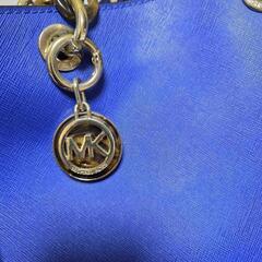 MICHAEL KORS　マイケル・コース　マイケルコース　ショルダー　2WAY　ハンドバッグ　鞄　バッグ　Bag　ブルー　青　べっ甲の画像