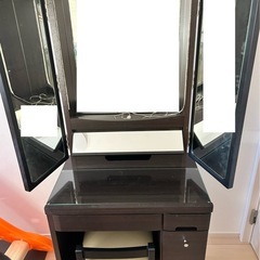 【お盆に処分予定】4面鏡ドレッサーの画像