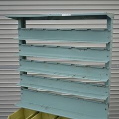 ≪zyt2338ジ限≫ TRUSCO/トラスコ中山 重量コンテナラック 幅90cm 現状品 ① パーツコンテナ/ネジ箱/工具箱/整備工場/ガレージ/DIY/収納/自動車/バイク 70718-05の画像