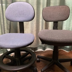 あげます。学習椅子　事務椅子　デスクチェア　2脚 の画像