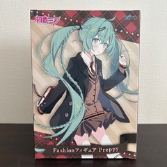 【希少人気最安】 TAITO 初音ミク　Fashionフィギュア Preppyの画像