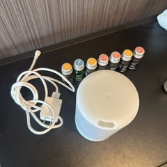 ※取引不可　無印良品アロマディフューザー＆エッセンシャルオイル7本セットの画像