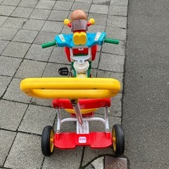 アンパンマン　手押し三輪車　ちょっと残念の画像