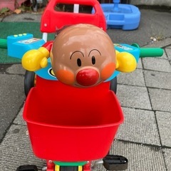 アンパンマン　手押し三輪車　ちょっと残念の画像