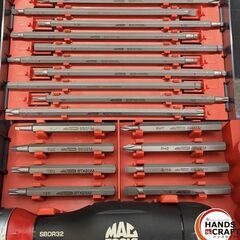 【引き取り限定】【中古品】MACTOOLS マックツールズ SBDR41SN ラチェットスクリュードライバー & ナットドライバ セット ツールセット ケース入の画像