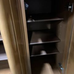 木製 4段 靴箱 下駄箱 シューズボックス 幅75cm×奥行40cm×高さ90cmの画像
