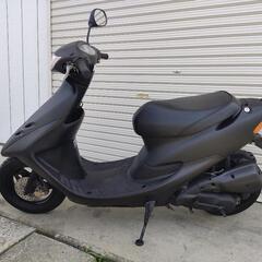 AF35 ライブディオSR  マットブラック　フロントディスクブレーキ サイドスタンド付きの画像