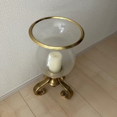 希少 キャンドルスタンド　アンティーク雑貨 真鍮 燭台の画像