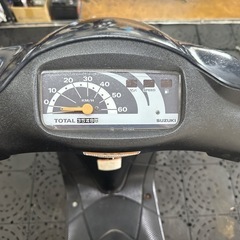 SUZUKI スズキ レッツ2 CA1PA 馬力の2サイクル原付バイク 通勤通学配達に 福岡市内発 全国どこでも陸送可能の画像