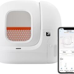 PETKIT 猫 トイレ 自動トイレ スマホ管理 センサー付きの画像