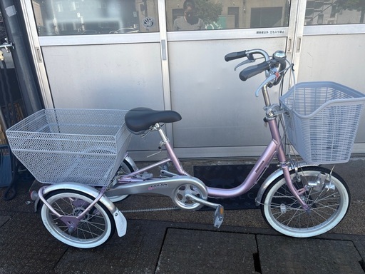 極美品 ブリヂストン ワゴン 3輪車 BW10 シニア