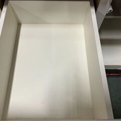 NITORI ニトリ 木製 食器棚 キッチン収納 ホワイト 幅80cm×奥行51cm×高さ87cm の画像