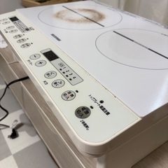 2口 IH コンロ クッキングヒーターの画像