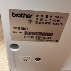 brother ミシンの画像