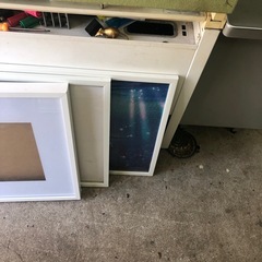 絵と枠‼️三つセット￥０円‼️早く取りに来られる方に優先❣️の画像