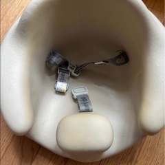 Bumbo バンボベージュ ベビーチェア　紐付きの画像