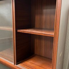 創愛ファニチュア 木製 収納棚 本棚 飾り棚 食器棚 幅74cm×奥行30cm×高さ179cmの画像